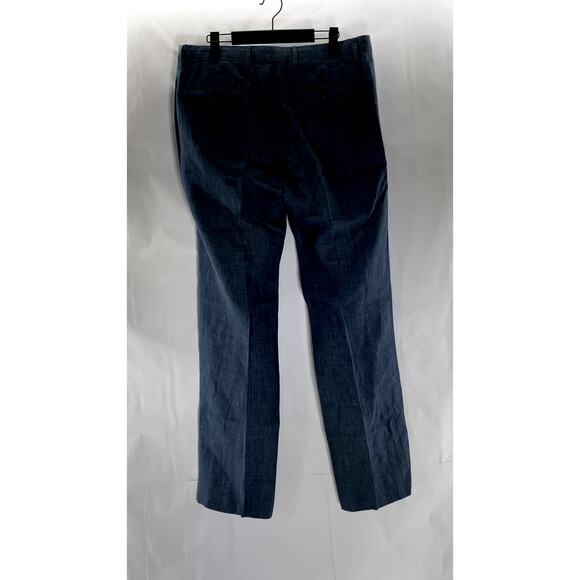 BANANA REPUBLIC Men's Blue Chambray Classic-Fit Linen Pant SZ 32X32 - Picture 2 of 10